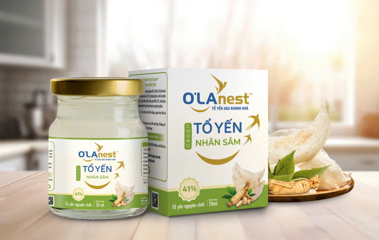TỔ YẾN SÀO KHÁNH HÒA O'LAnest - TỔ YẾN CHƯNG NHÂN SÂM OR KID