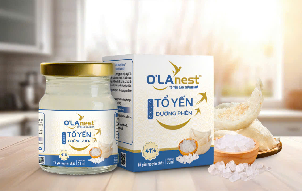TỔ YẾN SÀO KHÁNH HÒA O'LAnest - TỔ YẾN CHƯNG ĐƯỜNG PHÈN
